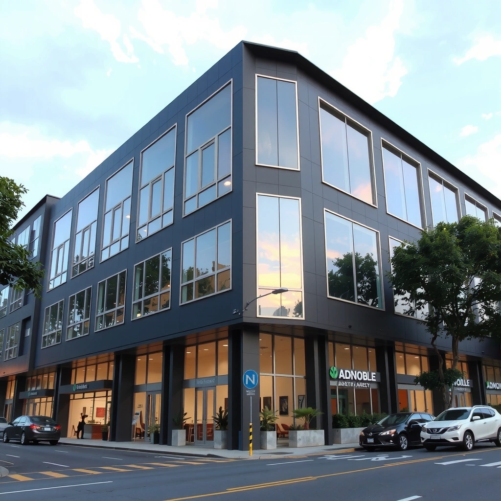 AdNoble Marketing Agency office building in Bonifacio High Street, Taguig